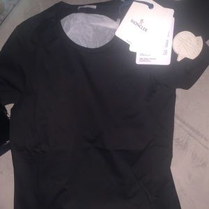 Black Authentic Moncler Tee